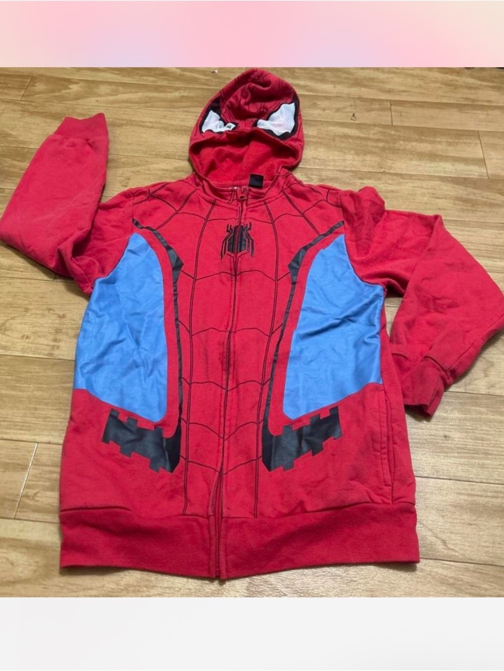 Marvel Red and Blue Spider-Man Kids Hoodie Costume
